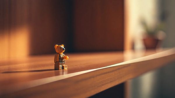 Découvrez comment l'ours en lego devient une pièce déco unique